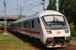 Hier IC2432 von Cottbus nach Norddeich Mole, bei der Ausfahrt am 6.7.2013 aus Potsdam Hbf. (Gezogen hatte 120 130-0.)