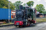 Mh 53 Lok 99 4633 der RüBB in Putbus abgestellt. - 08.07.2024
