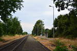 Blick über den ehemaligen Bahnhof Meitzendorf.