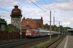 101 017-2  Graubünden natürliCH  mit dem IC 1925 von Berlin Südkreuz nach Köln Hbf, bei der Durchfahrt in Rathenow.