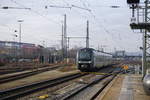 Agilis 440 916 fährt am 09.01.2020 in den Hauptbahnhof Regensburg ein.