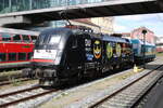 DLB 182 596 + 223 064 am 14.07.2024 in Regensburg Hbf.