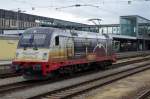 183 001  175 Jahre Eisenbahn  steht am 30.05.2013 in Regensburg Hbf. 