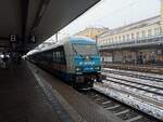 Die Alex ER 20, 223 069 wartet in Regensburg auf grünes Licht Richtung Prag hl.Nad. am 7.1.2024