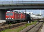 MEG 601 und MEG 603 mit der Rckleistung aus Regensburg Ost bei der Durchfahrt in Regensburg Hbf, 9.5.2009