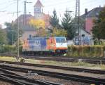 Bahnerlebnistag am 14.10.2012 auf dem Regensburger Hauptbahnhof.Husa 185 613 solo unterwegs.