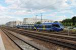 Blick auf ET 354, ET 352, ET 353, ET 351, als diese am 24.06.2014 in Regensburg Hbf abgestellt waren.