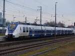 NationalExpress ET 374 als RE7 nach Krefeld in Rheine abfahrend, 10.02.2024
