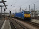 Inter Connex bei der Einfahrt in den Rostocker Hbf auf dem Weg von Warnemnde nach Leipzig
13.03.2011