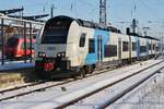 4746 806-0 erreicht am 14.02.2021 als RE9 (RE76368) von Sassnitz den Rostocker Hauptbahnhof.