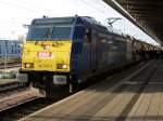 InterConnex Warnemnde-Leipzig mit der 146 520 als Zuglok am 31.Oktober 2009 in Rostock Hbf.