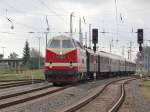 Am 13.08.2011 ging es nach Rostock um die Sonderzge zur Hanse Sail im Foto fest zu halten!   119 158  kam gegen 11 Uhr mit dem Sonderzug aus Berlin in Rostock an!   