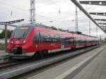 442 308 unterwegs zur Schulungsfahrten von Rortock HBF nach Gstrow hier am 24.09.2012 im Rostocker HBF