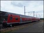 Airport-Express Schnefeld im Rostocker Hauptbahnhof am 25.06.2012 