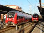 442 340 fährt am 08.02.2015 als RE9 nach Sassnitz. Sonst fahren dort ja die FLIRT's. Rostock Hbf