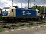 187 325 - 6 , der Wiener Localbahn CARGO abgestellt in Ruhland. 20.06.2020 13:21 Uhr.