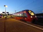 442 310-9 steht am 01. Juli 2015 als RB nach Bamberg im Startbahnhof Saalfeld.