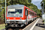 628 465 Anfang Oktober 2019 als RB72 nach Saarbrücken Hbf in Lebach-Jabach