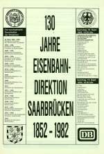 Programmblatt zur 130 Jahrfeier der BD Saarbrcken 1982.