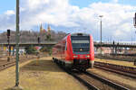 DB 612 160 erreicht Schwandorf als RE40 nach Nürnberg Hbf.