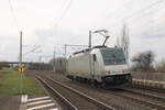 Akiem 6186 264-8 als Tfzf Richtung Eisenach, am 20.03.2023 in Seebergen.