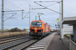 BBL 192 008 als Tfzf Richtung Erfurt, am 15.02.2024 in Seebergen.