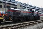 VOSSLOH 92 80 41 20 001-7 DER KAF-FALKENHAHN-BAHNBAU IM HBF.