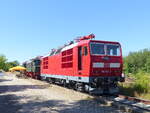 DB Museum 180 014-3 am 29.06.2019 beim Bahnhofsfest zum Thüringentag in Sömmerda.