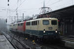 DBM 140 423 zieht in den Solinger Hbf 110 115+E03 001 und 111 001.