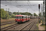 Aus Bremen kommend fährt hier am 28.9.2024 der Moorexpress um 11.41 Uhr in Stade ein.