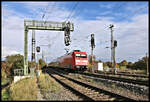 DB 101002 erreicht hier am 28.10.2023 um 12.05 Uhr mit dem IC nach Oberstdorf den Bahnhof Steinach bei Rothenburg ob der Tauber.