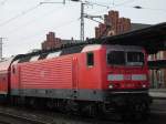 143 190 fuhr mit einem RE nach Uelzen am 30.03.2010 in Stendal.