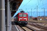 143 349-9 mit der RB29 (RB 27572) von Stendal nach Salzwedel in Stendal.