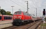 218 465 bespannte am 21.09.13 den IC 18649 von Berlin nach Hannover.