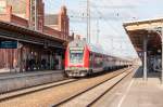 IRE  Berlin-Hamburg-Express  (IRE 20744) von Berlin Ostbahnhof nach Hamburg Hbf in Stendal und geschoben hatte die 112 165-6.