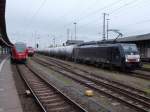 Kurz vor 06:00 Uhr herrschte,am 23.Mai 2015,schon Hochbetrieb im Stralsunder Hbf.