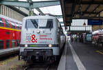 Vom 23. bis zum 28. Mai 2018 war der DKMS-Zug auf Tour in Deutschland, um für die kostenlose Stammzellspende zu werben. Am 24. Mai stand er, gebildet aus 111 210 und 111 222 und einigen Wagen, auf Gleis 3 des Stuttgarter Hauptbahnhofs.