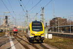 ET 5.02 B als MEX13 Aalen-Stuttgart am 10.02.2023 in Stuttgart Hbf. 