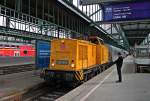 Auch am 10.05.2013 stand 203 316-5 zusammen mit 203 315-7 am Zugschluss mit dem Spritzzug im Stuttgarter Hauptbahnhof.