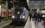 ÖBB 1116 195 (am anderen Zugende 1116 198) mit EC 112 von Klagenfurt Hbf nach Frankfurt (Main) Hbf.