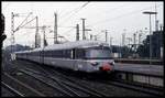 Eurocity UETLIBERG aus Zürich fährt hier am 23.6.1993 um 9.13 Uhr in Stuttgart HBF ein.