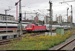 Mittlerweile immer seltener anzutreffen:  120 147-4 mit Schublok 120 159-9 DB als IC 2160 (Linie 61) von Nürnberg Hbf nach Karlsruhe Hbf, ersatzweise für einen IC2, erreicht Stuttgart Hbf