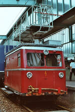 Feier des BDEF auf den Gleisen des Stuttgarter Hauptbahnhofs: Schwerkleinwagen Klv 61 der DB.