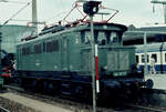 Feier des BDEF im Hauptbahnhof von Stuttgart, Ellok der DB-Baureihe 144.