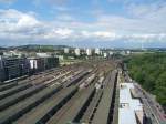 Blick ber den Bahnhof Stuttgart Hbf.