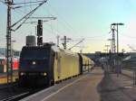 Ein Güterzug am Hauptbahnhof Stuttgart ist bloß sichtbar, wenn die Zufahrt zur Güterumgehungsbahn gesperrt ist.