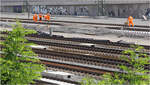 Gleisbauarbeiten im neuen Abstellbahnhof -     ...