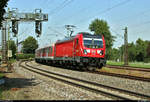 147 006-1 von DB Regio Baden-Württemberg als RB 19117 von Osterburken nach Stuttgart Hbf durchfährt den Bahnhof Tamm(Württ) auf der Bahnstrecke Stuttgart–Würzburg (Frankenbahn | 4800).
Aufgenommen vom Parkplatz an der Bahnhofstraße.
[26.7.2019 | 11:03 Uhr]