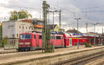 111 171 wartete am 18.10.13 nachmittags in Treuchtlingen auf den nächsten Einsatz.