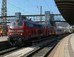 Am 15.04.2019 fuhren 218 476 und 218 495 mit dem IC 2013 (Dortmund Hbf - Oberstdorf Hbf) von Stuttgart Hbf bis Ulm Hbf.